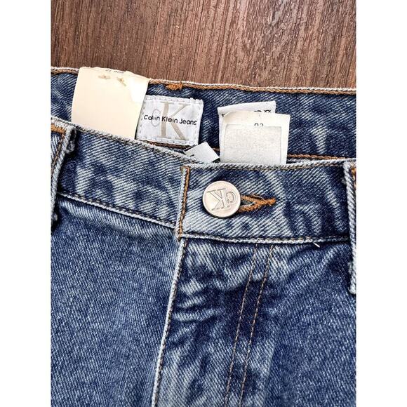 Vintage 90s Calvin Klein Straight Leg Easy Fit Denim Jeans - Picture 5 of 6